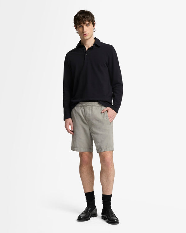7 For All Mankind Linen Blend Jogger Short Shorts