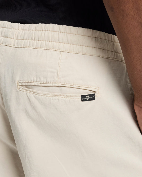 7 For All Mankind Linen Blend Jogger Short Shorts