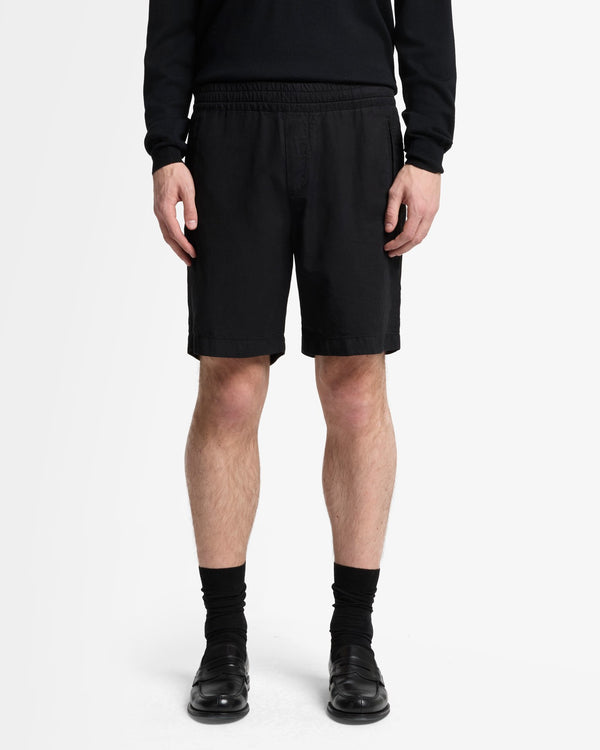 7 For All Mankind Linen Blend Jogger Short Shorts