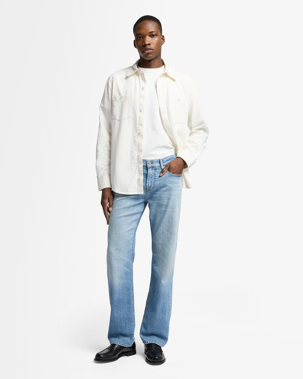 7 For All Mankind Linen Blend Overshirt Shirts