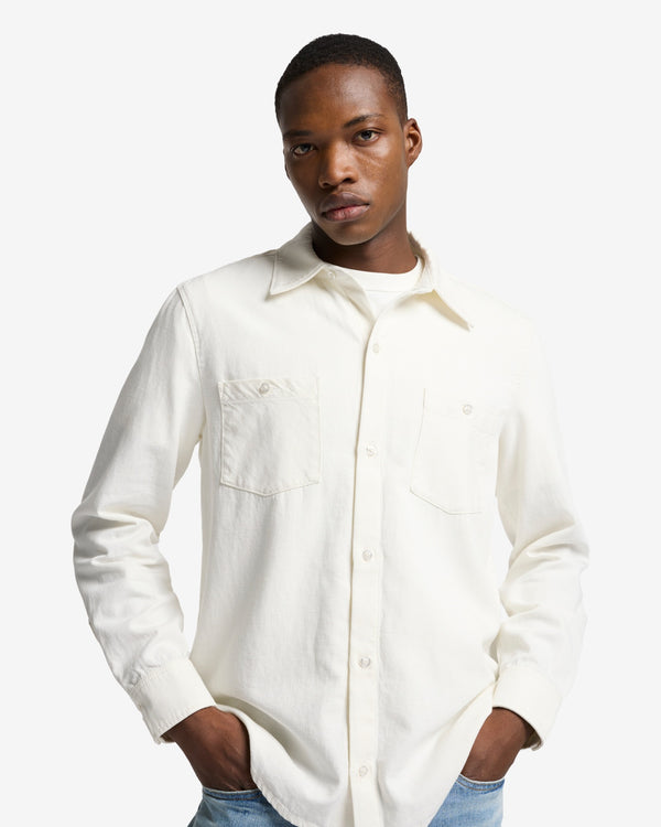 7 For All Mankind Linen Blend Overshirt Shirts
