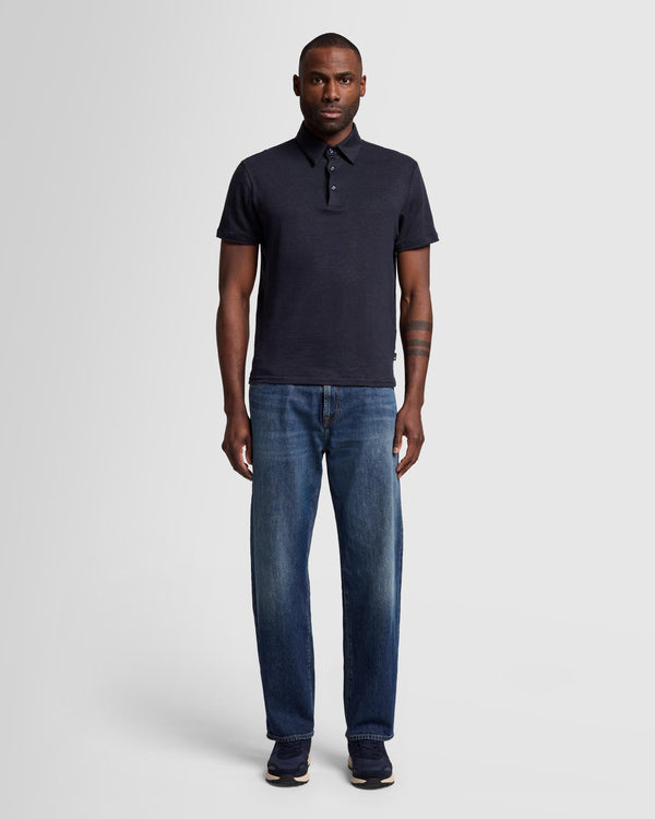 7 For All Mankind Linen Blend Polo Shirts