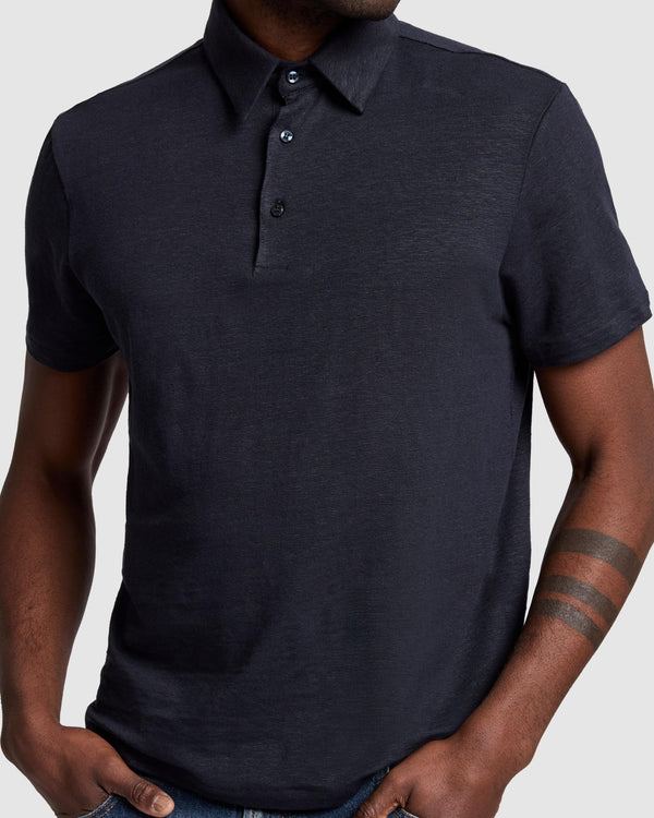 7 For All Mankind Linen Blend Polo Shirts