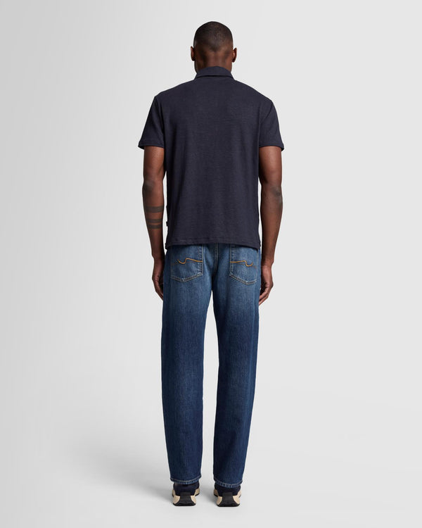 7 For All Mankind Linen Blend Polo Shirts