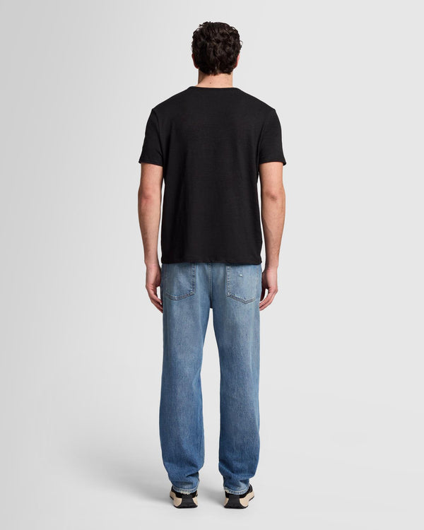 7 For All Mankind Linen Blend Tee Tees