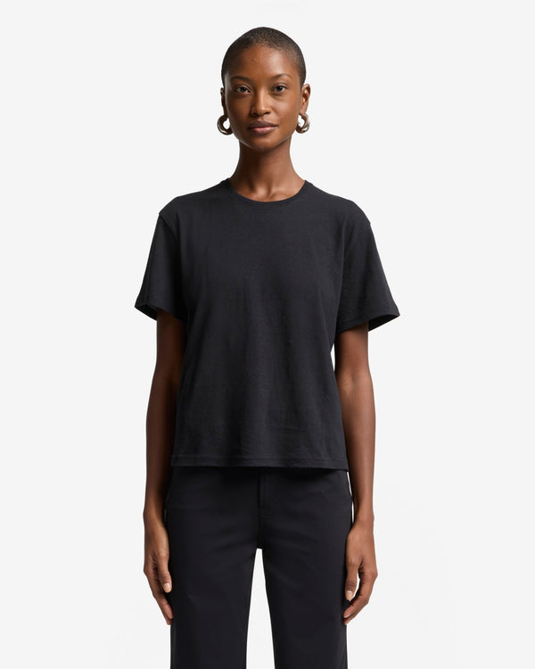 7 For All Mankind Linen Blend Tee Tops