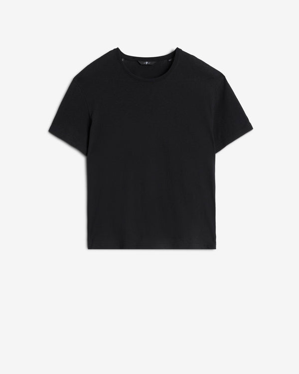 7 for all mankind Linen Blend Tee Tops