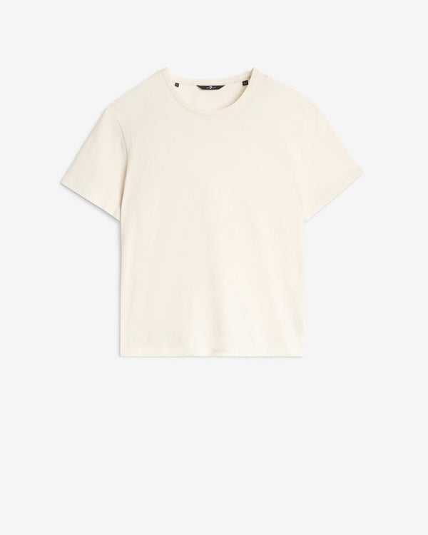 7 for all mankind Linen Blend Tee Tops