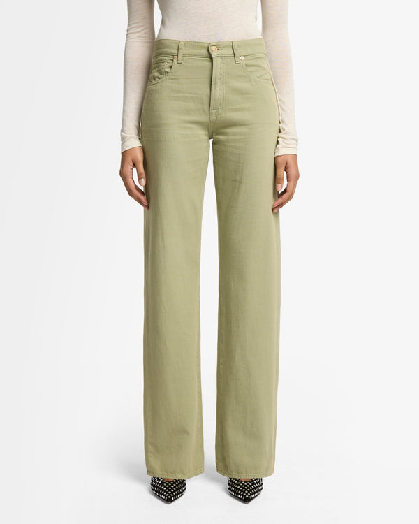 7 For All Mankind Linen Blend Tess Trouser Pants