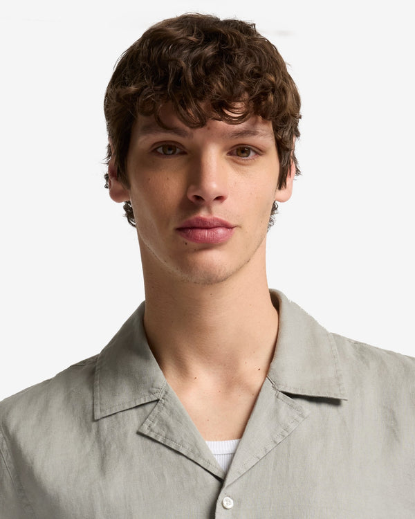7 For All Mankind Linen Camp Shirt Shirts