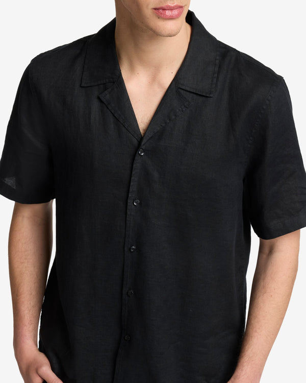 7 For All Mankind Linen Camp Shirt Shirts