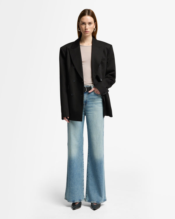 7 For All Mankind Long Sleeve Crew Tops