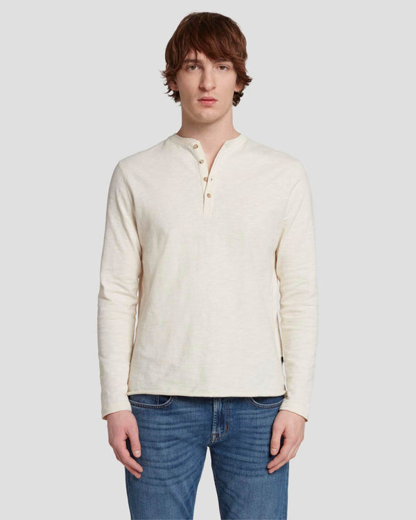 7 for all mankind Long Sleeve Henley Tees