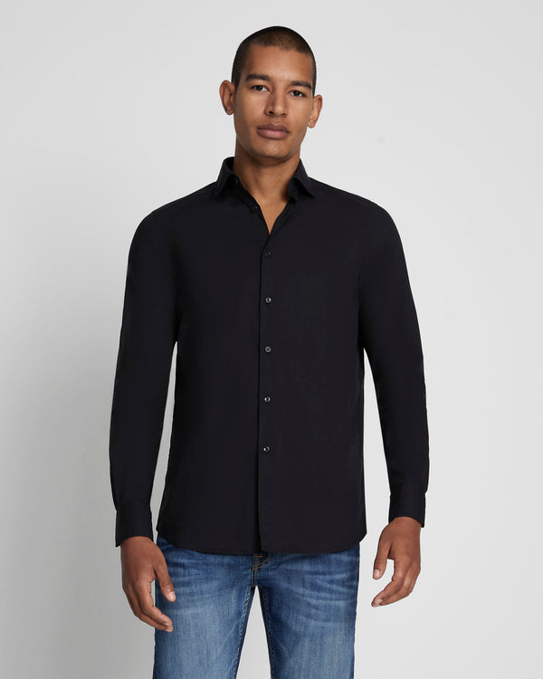7 For All Mankind Long Sleeve Poplin Shirt Shirts