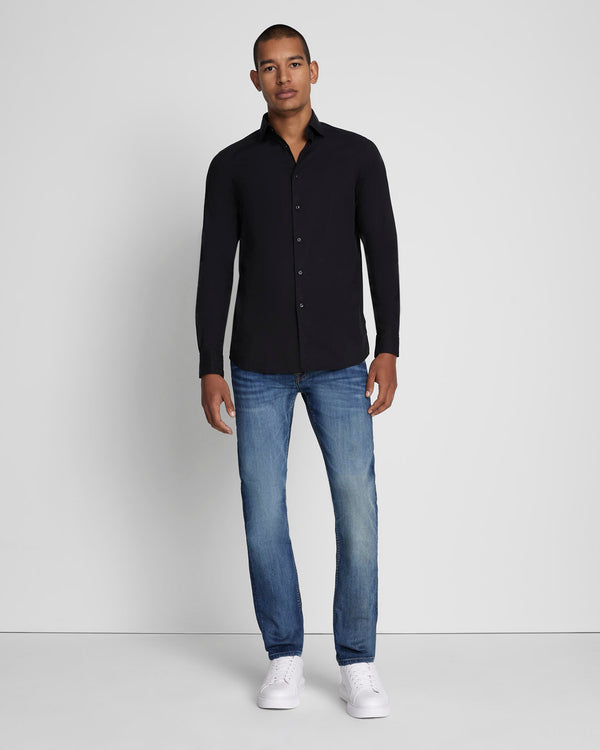 7 For All Mankind Long Sleeve Poplin Shirt Shirts