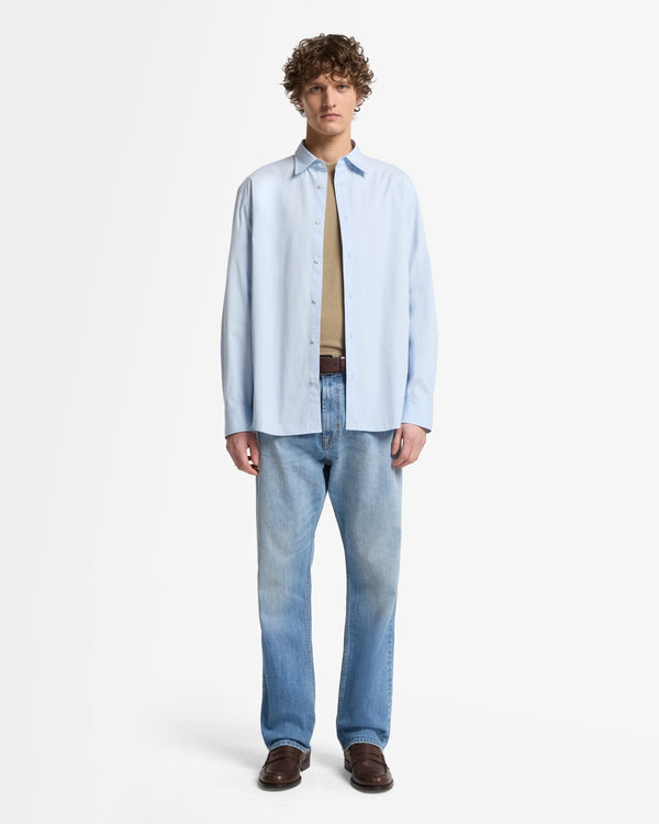 7 For All Mankind Long Sleeve Poplin Shirt Shirts