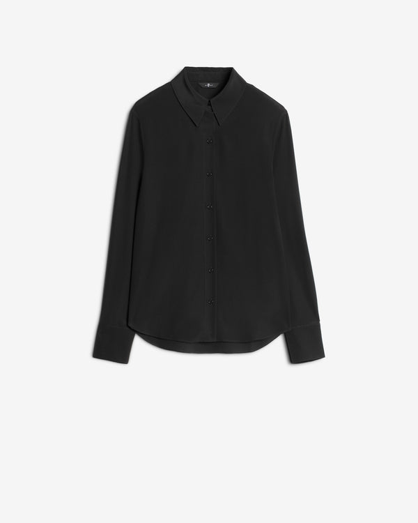 7 for all mankind Long Sleeve Silk Blouse Tops