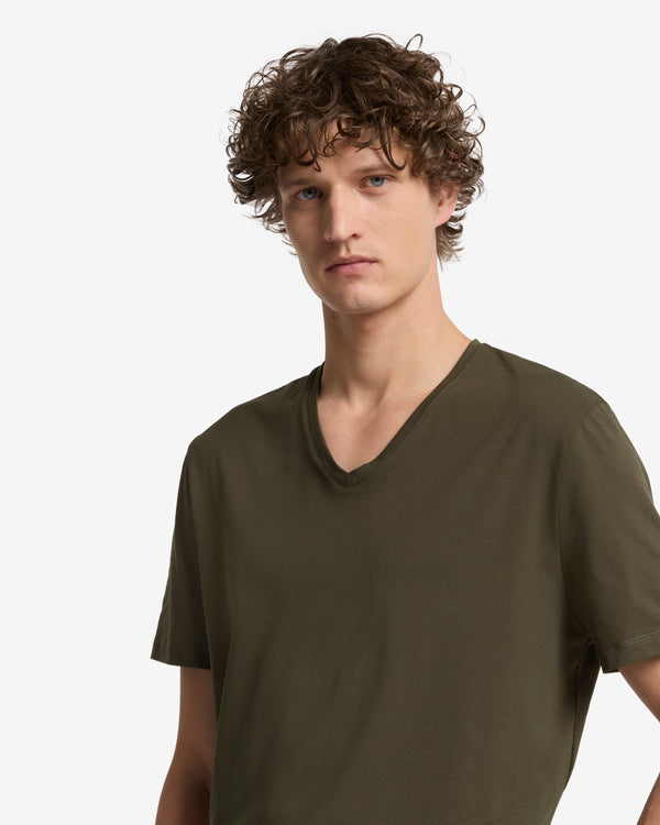7 For All Mankind Luxe Performance V-Neck Tee Tees