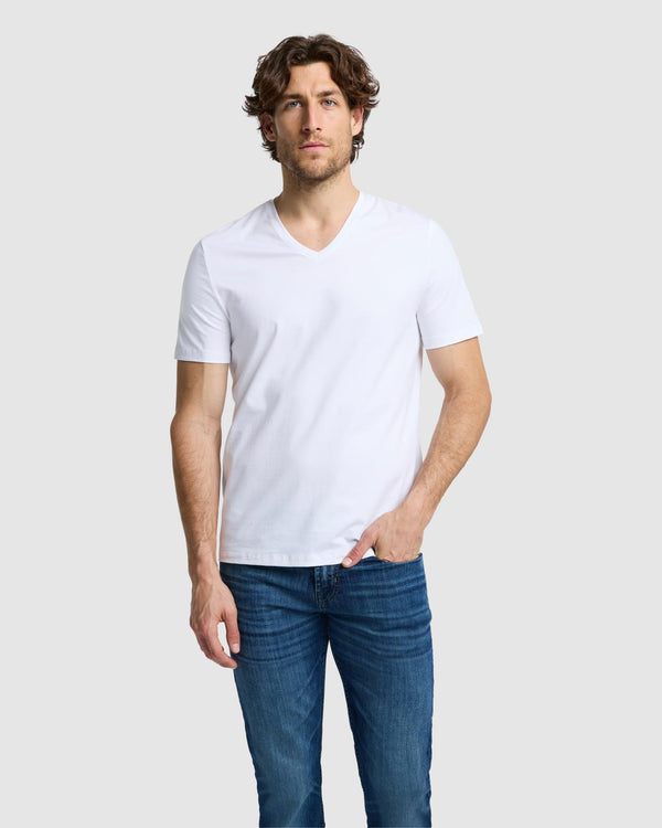 7 For All Mankind Luxe Performance V-Neck Tee Tees