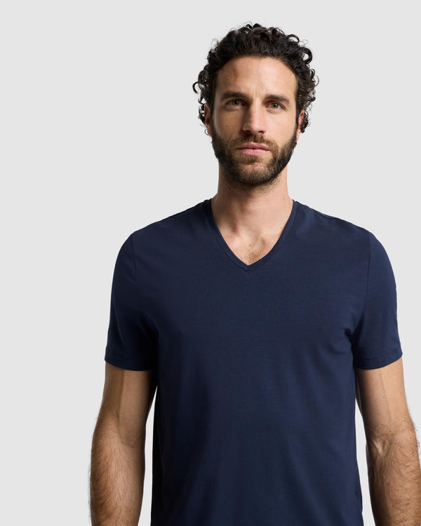7 For All Mankind Luxe Performance V-Neck Tee Tees