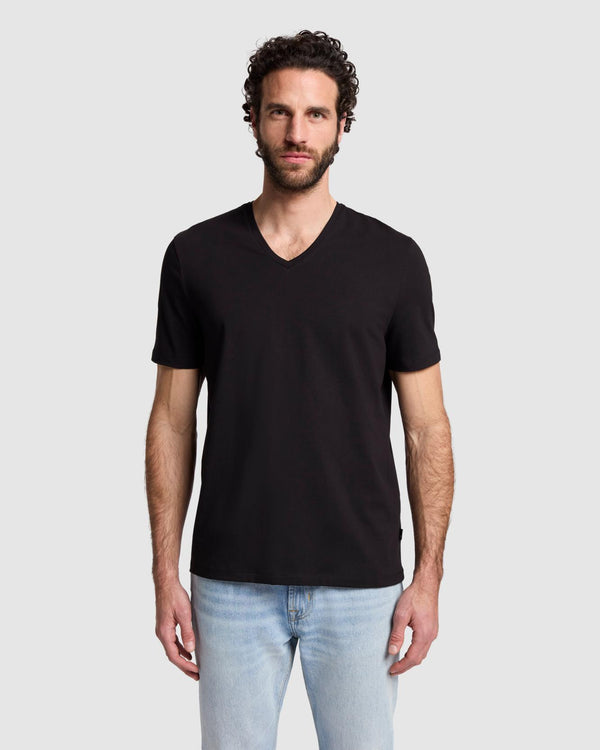7 For All Mankind Luxe Performance V-Neck Tee Tees