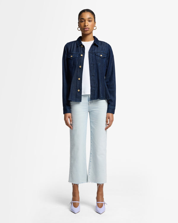 7 For All Mankind Luxe Vintage Cropped Alexa Jeans