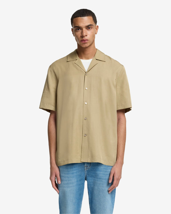7 For All Mankind Lyocell Camp Shirt Shirts