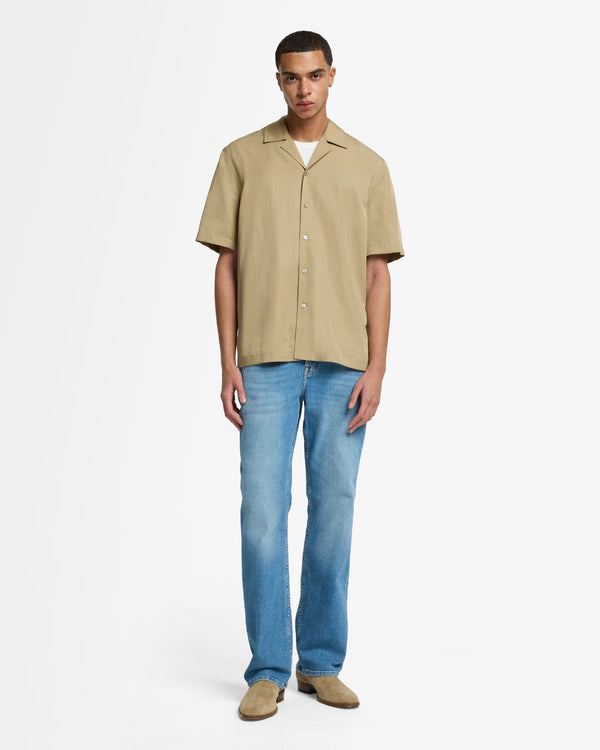 7 For All Mankind Lyocell Camp Shirt Shirts