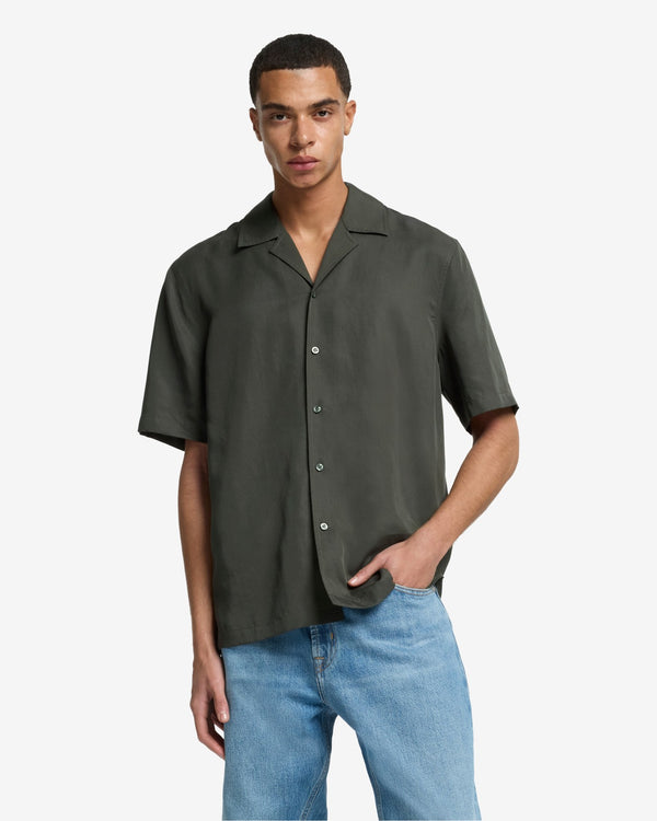7 For All Mankind Lyocell Camp Shirt Shirts