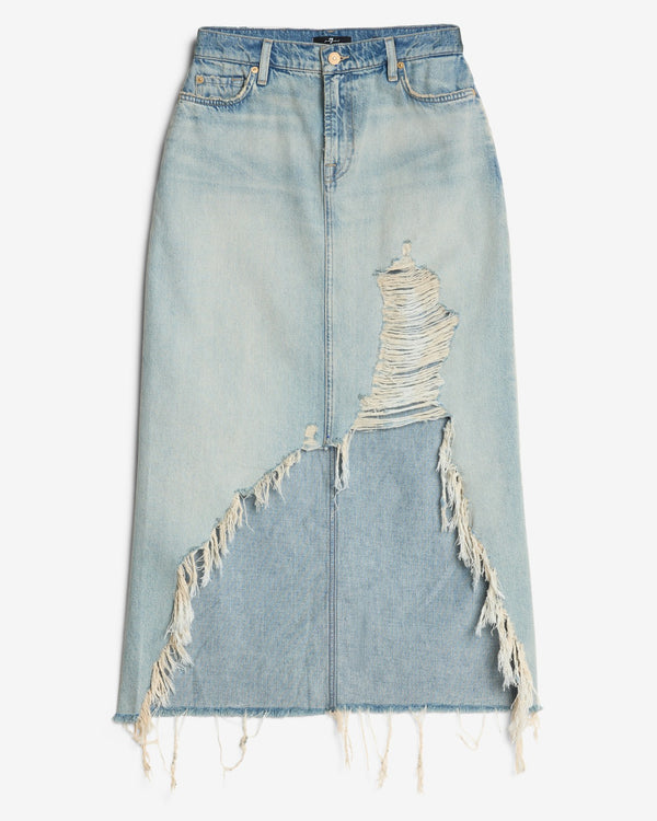 7 for all mankind MANKIND Denim Midi Skirt Skirts