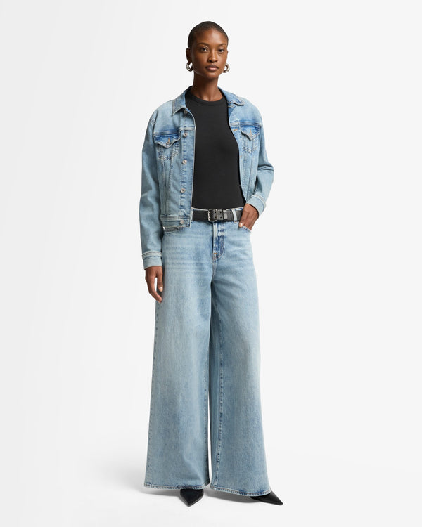 7 For All Mankind MANKIND Marie Wide Leg Jeans