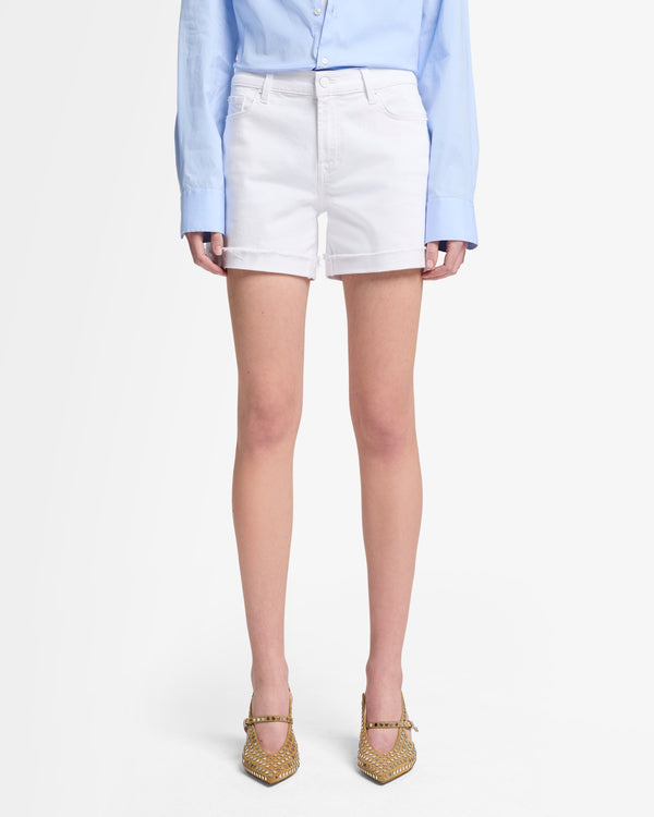 7 For All Mankind Mid Roll Short Shorts