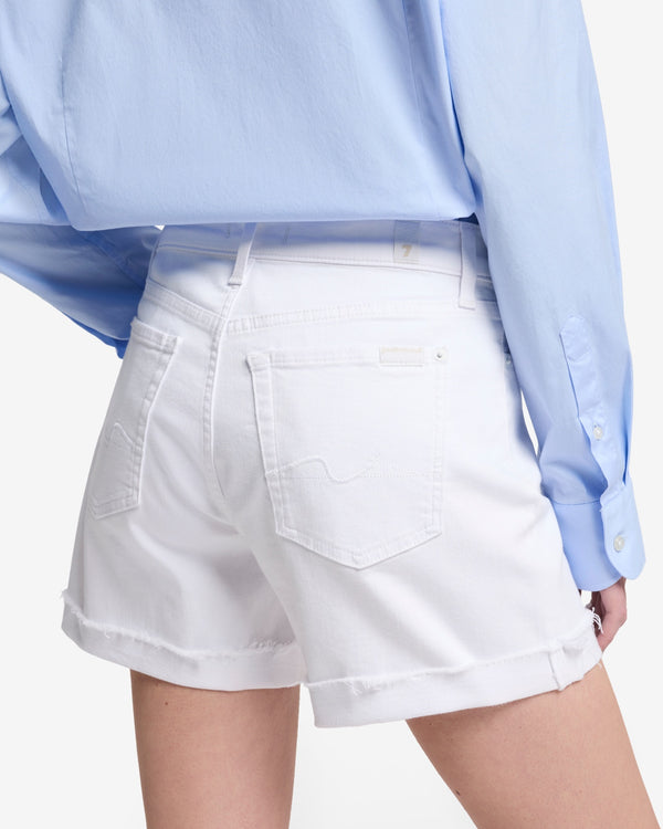 7 For All Mankind Mid Roll Short Shorts