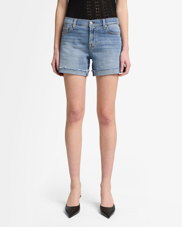 7 For All Mankind Mid Roll Short Shorts