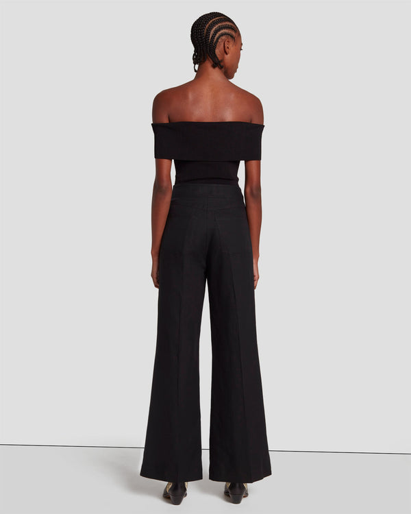 7 For All Mankind Modern Dojo Linen Trouser Pants