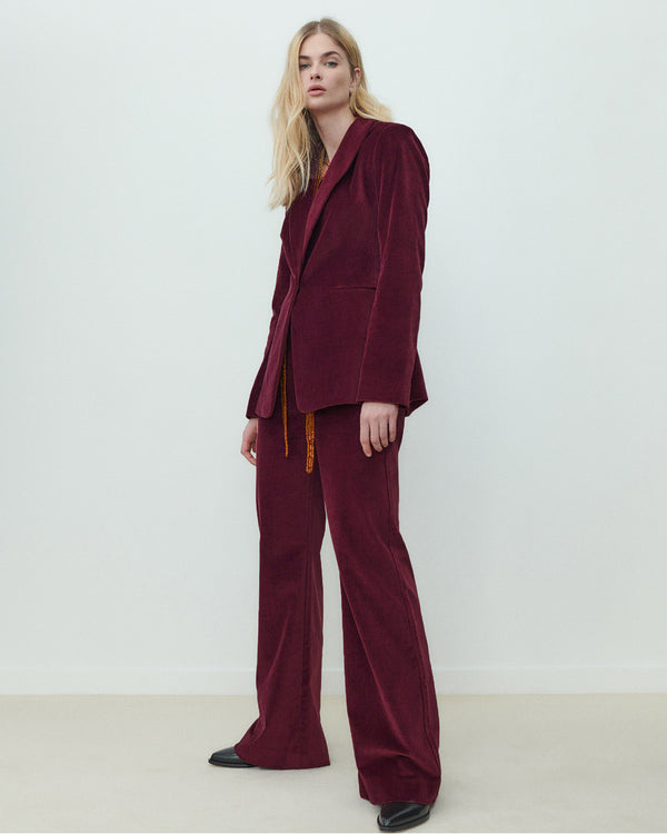 7 For All Mankind Modern Dojo Velvet Trouser Pants