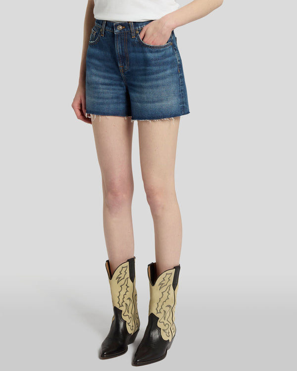 7 For All Mankind Monroe Long Short Shorts