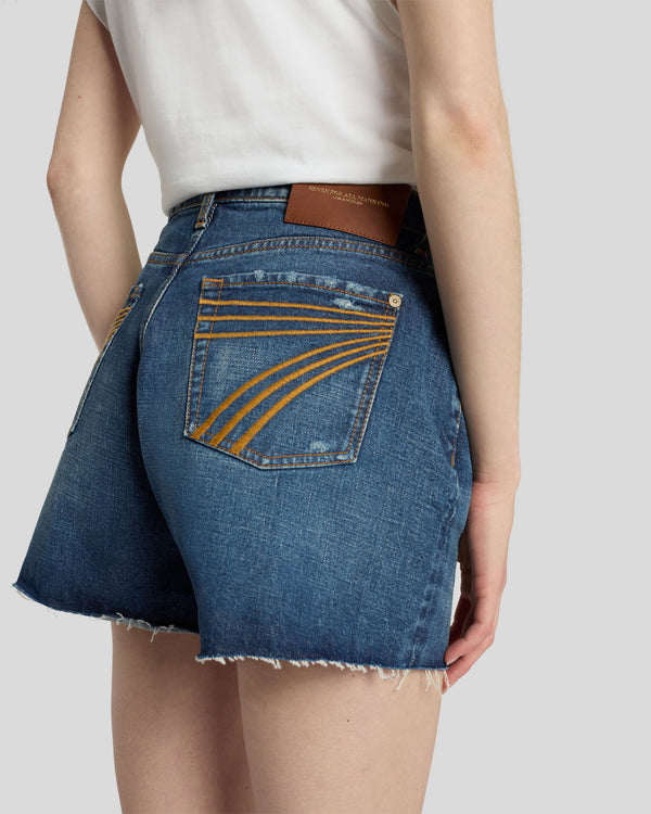 7 For All Mankind Monroe Long Short Shorts