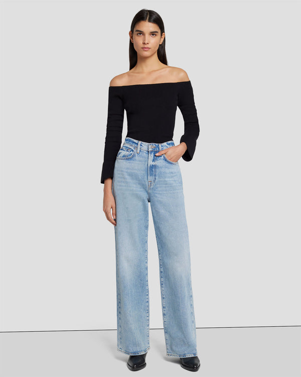 7 For All Mankind Off Shoulder Sweater Sweaters