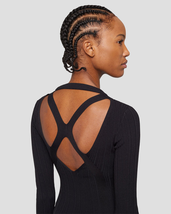 7 For All Mankind Open Back Knit Top Tops