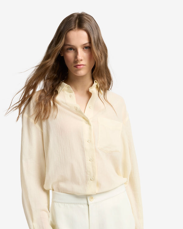 7 For All Mankind Oversize Button Down Shirt Tops