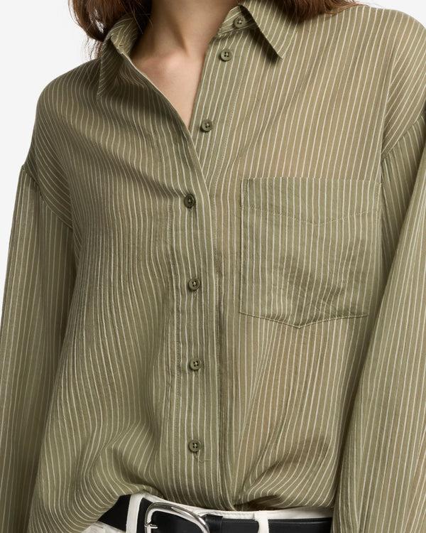 7 For All Mankind Oversize Button Down Shirt Tops