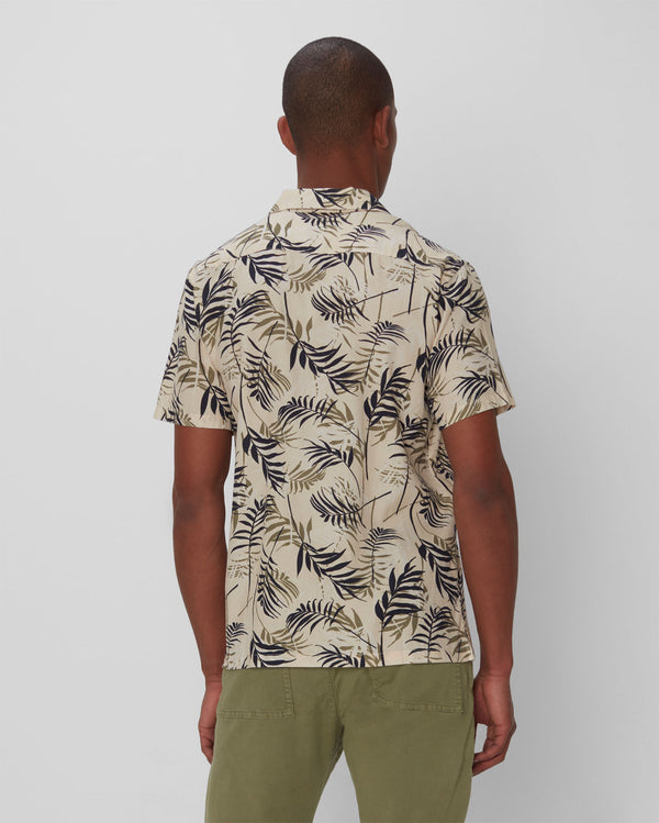 7 For All Mankind Palm Print Camp Shirt Shirts