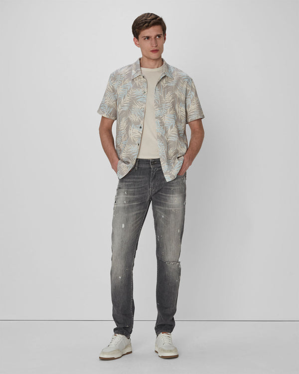 7 For All Mankind Palm Print Camp Shirt Shirts