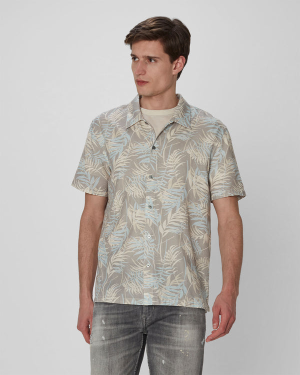 7 for all mankind Palm Print Camp Shirt Shirts