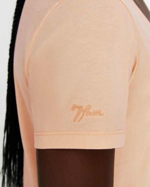 7 For All Mankind Pima Cotton Easy V-Neck Tee Tops