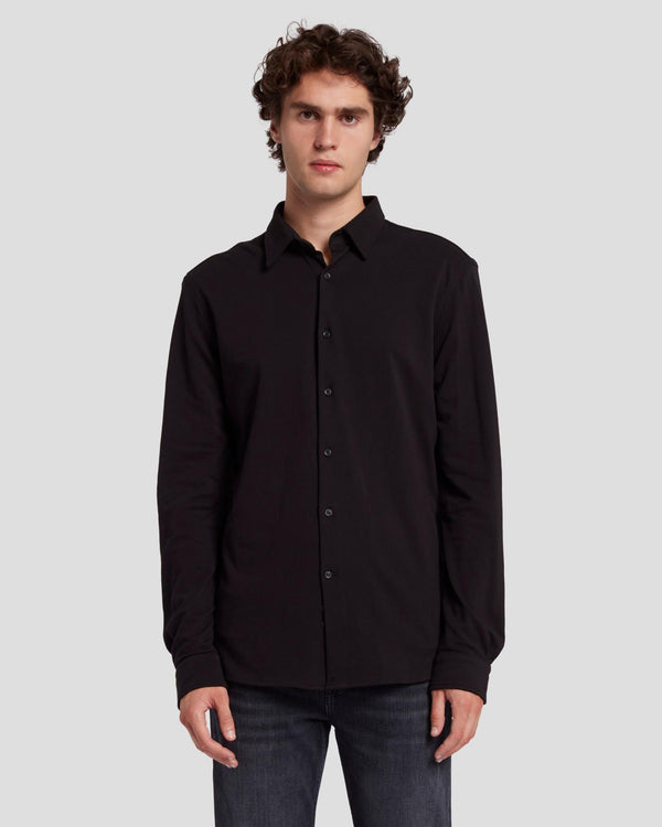 7 for all mankind Pique Knit Button Down Shirts