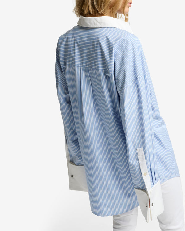 7 For All Mankind Poplin Oversized Shirt Tops