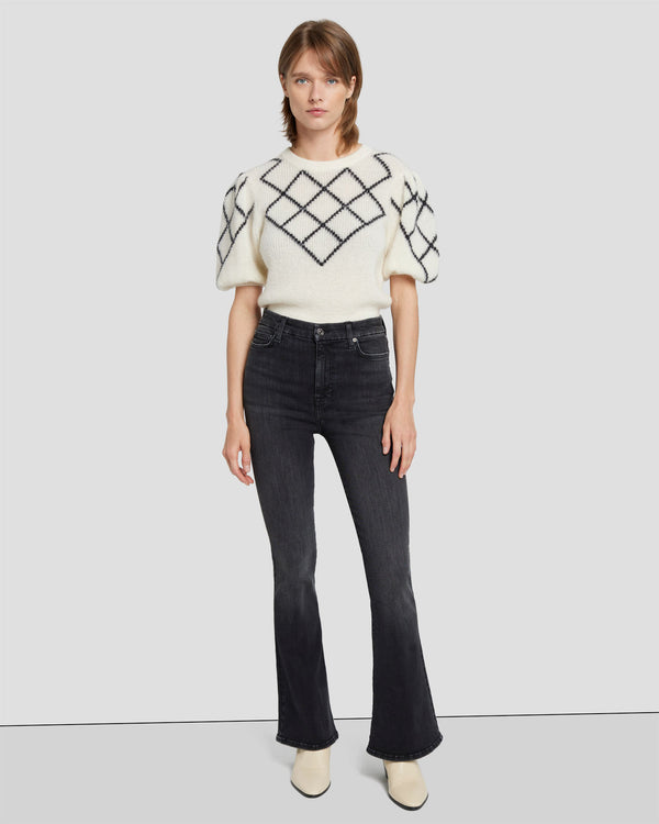 7 For All Mankind Puff Diamond Sweater Sweaters