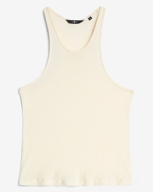 7 for all mankind Racer Front Tank Tops
